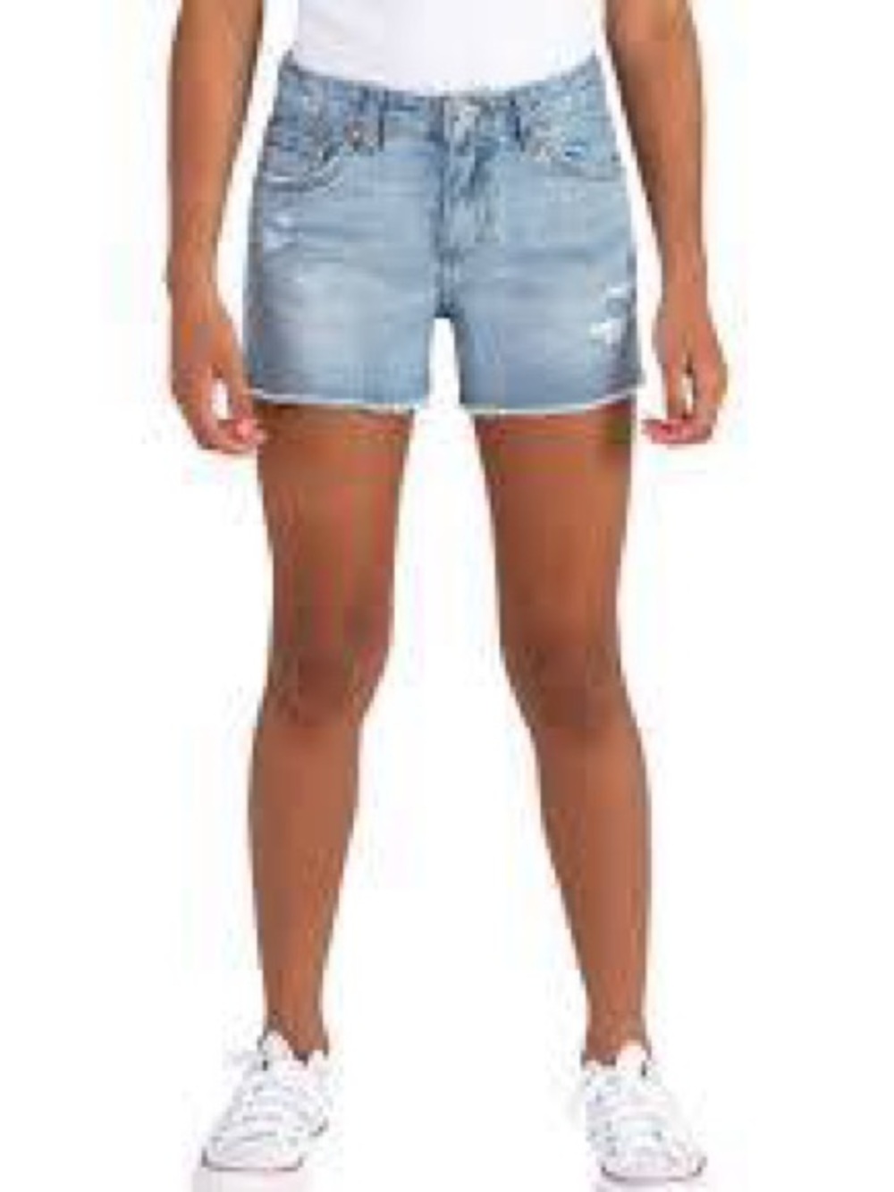 LEVI’S / Blue Denim Mini Mom Shorts - Size 8